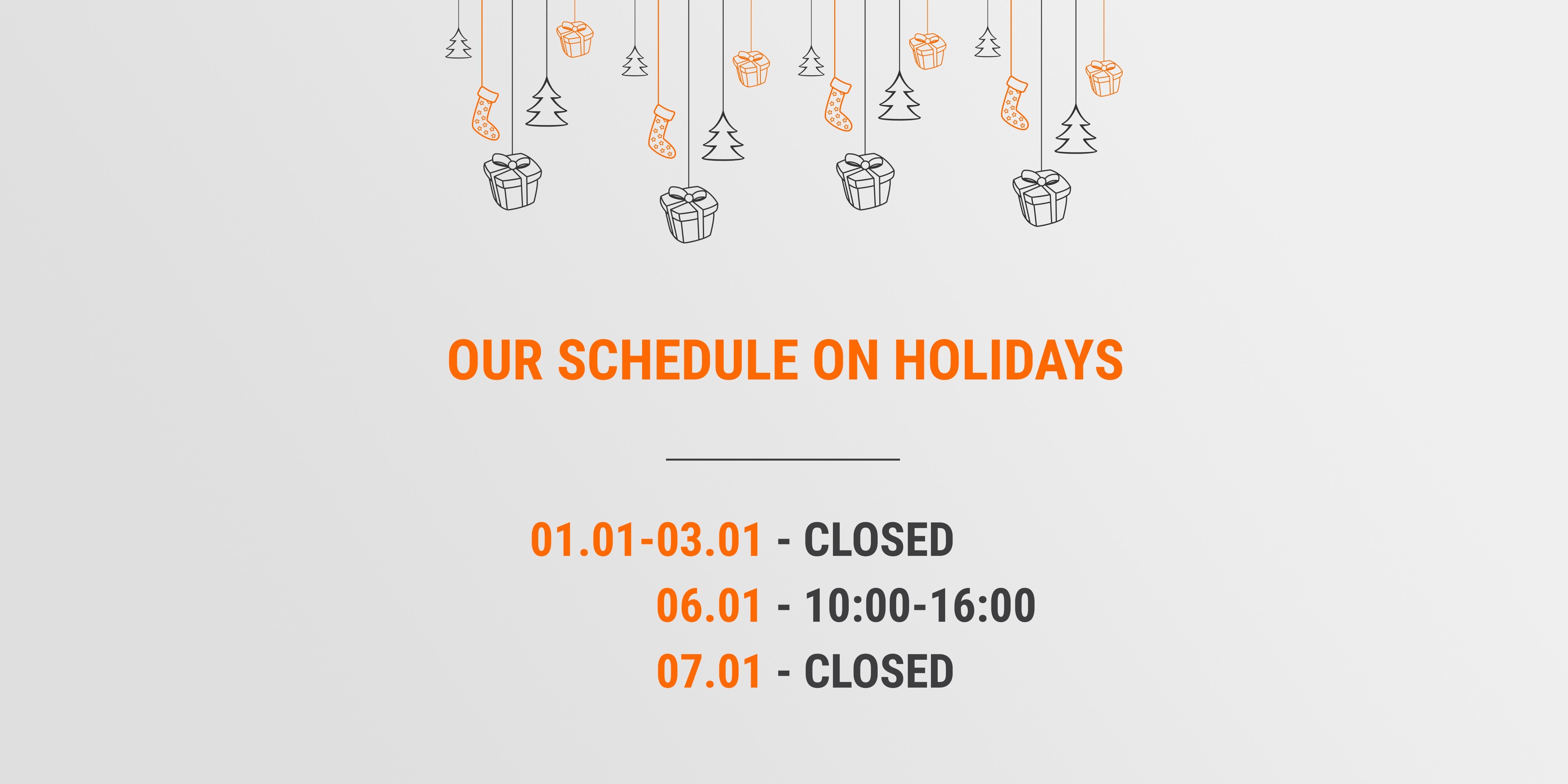 Work schedule on New Year holidays