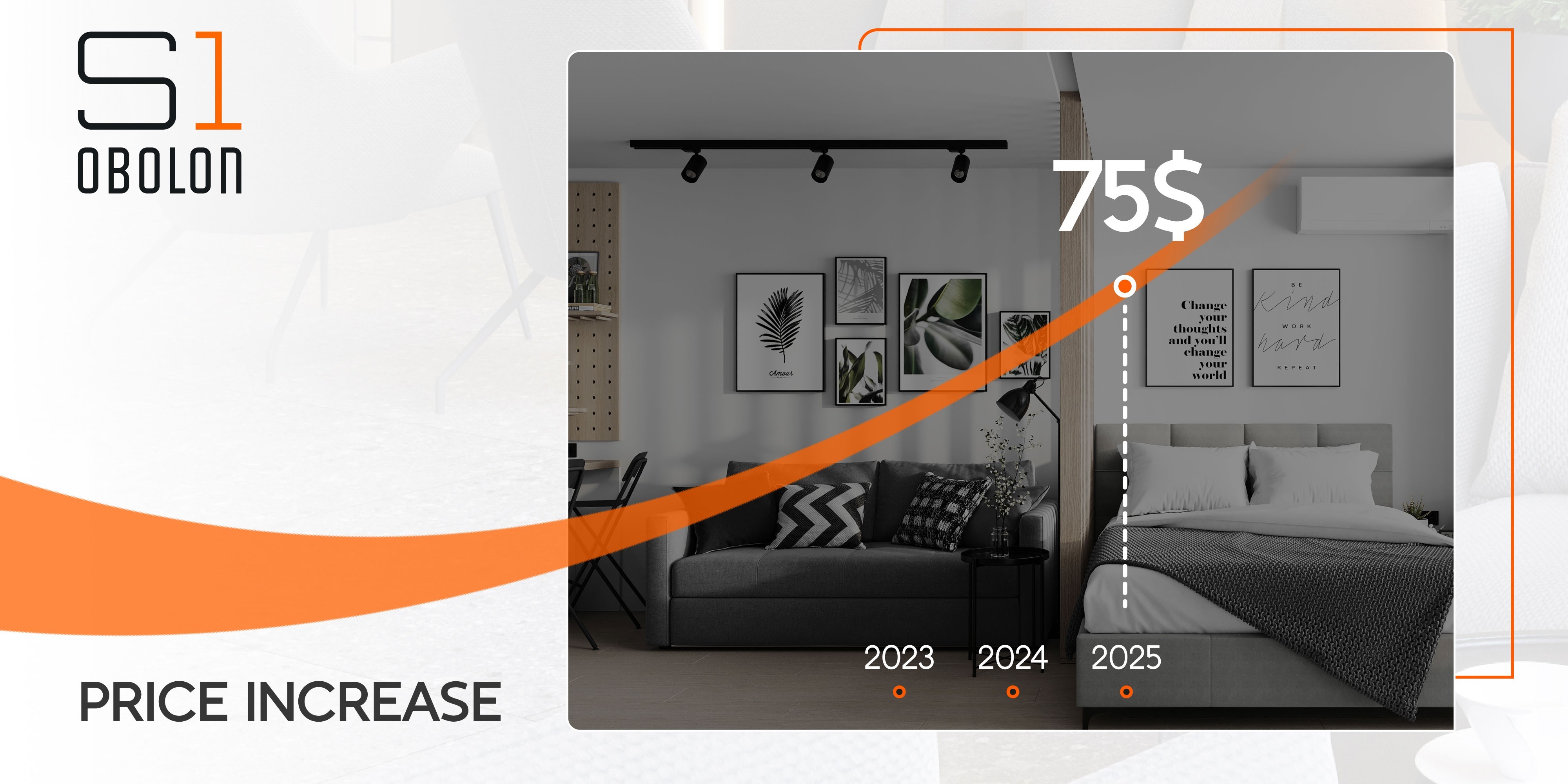 S1 OBOLON: SCHEDULED PRICE INCREASE FROM 15.02.2025