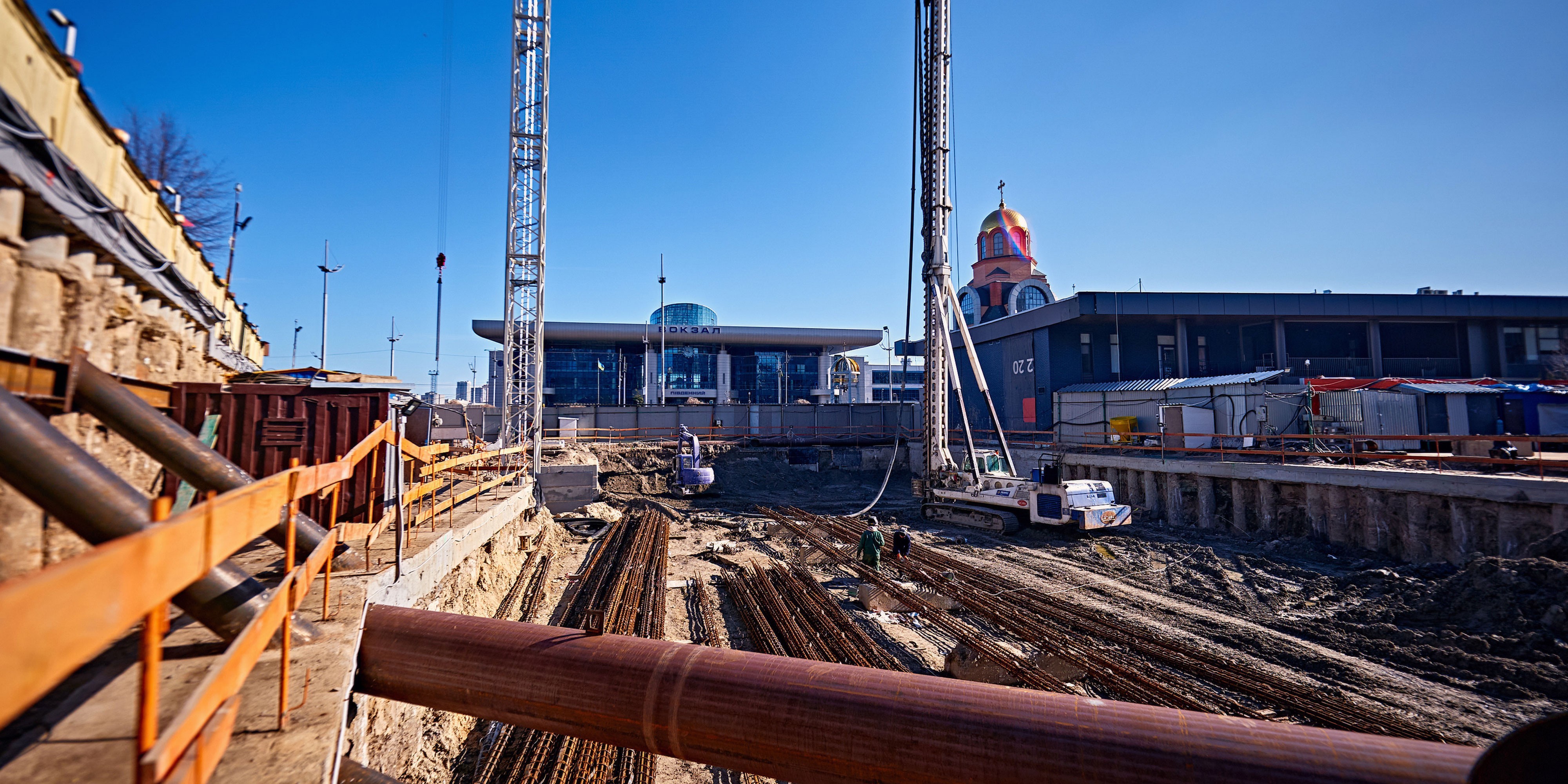 S1 Terminal construction progress. April 2020