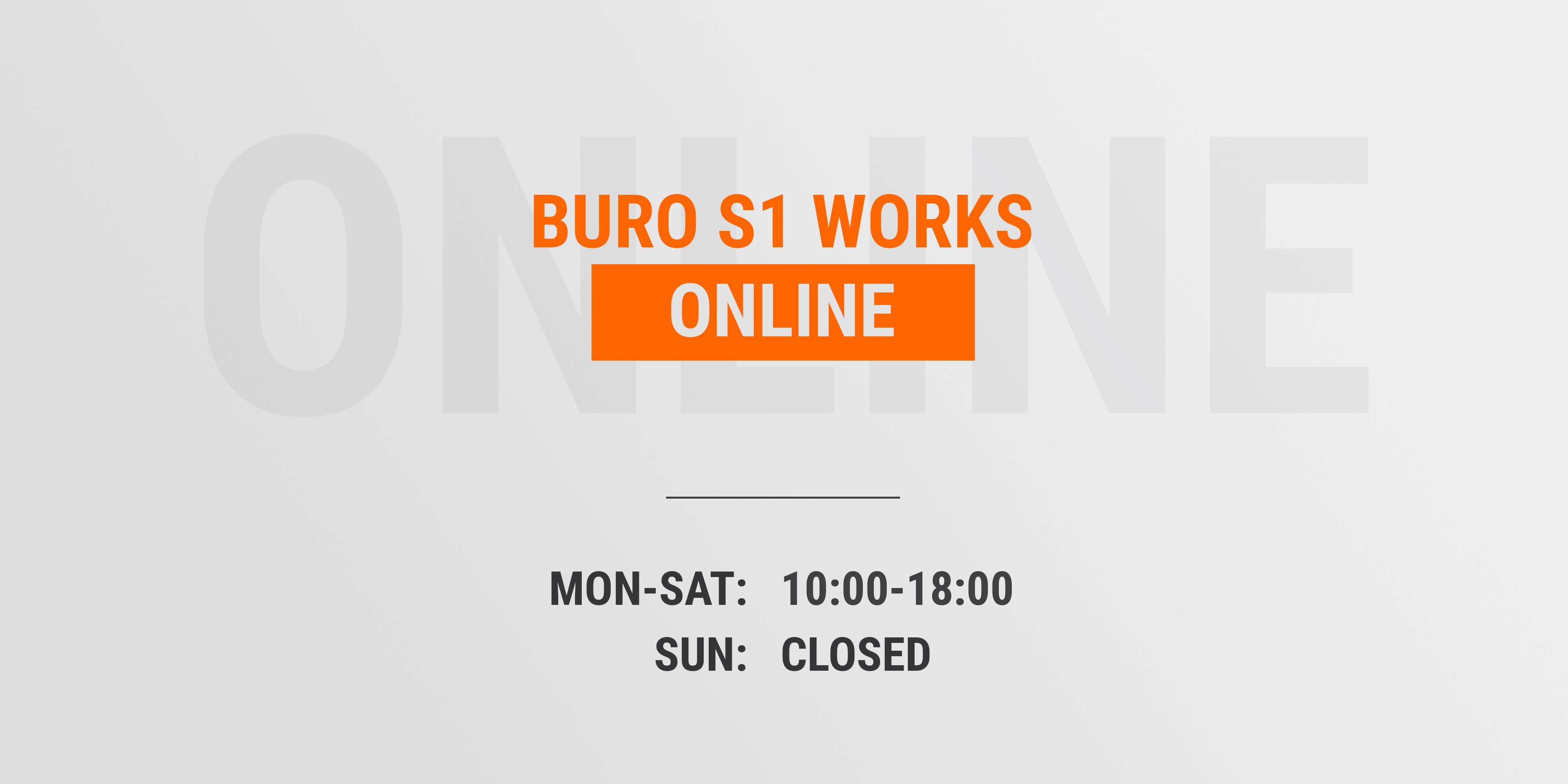 Buro S1 works online