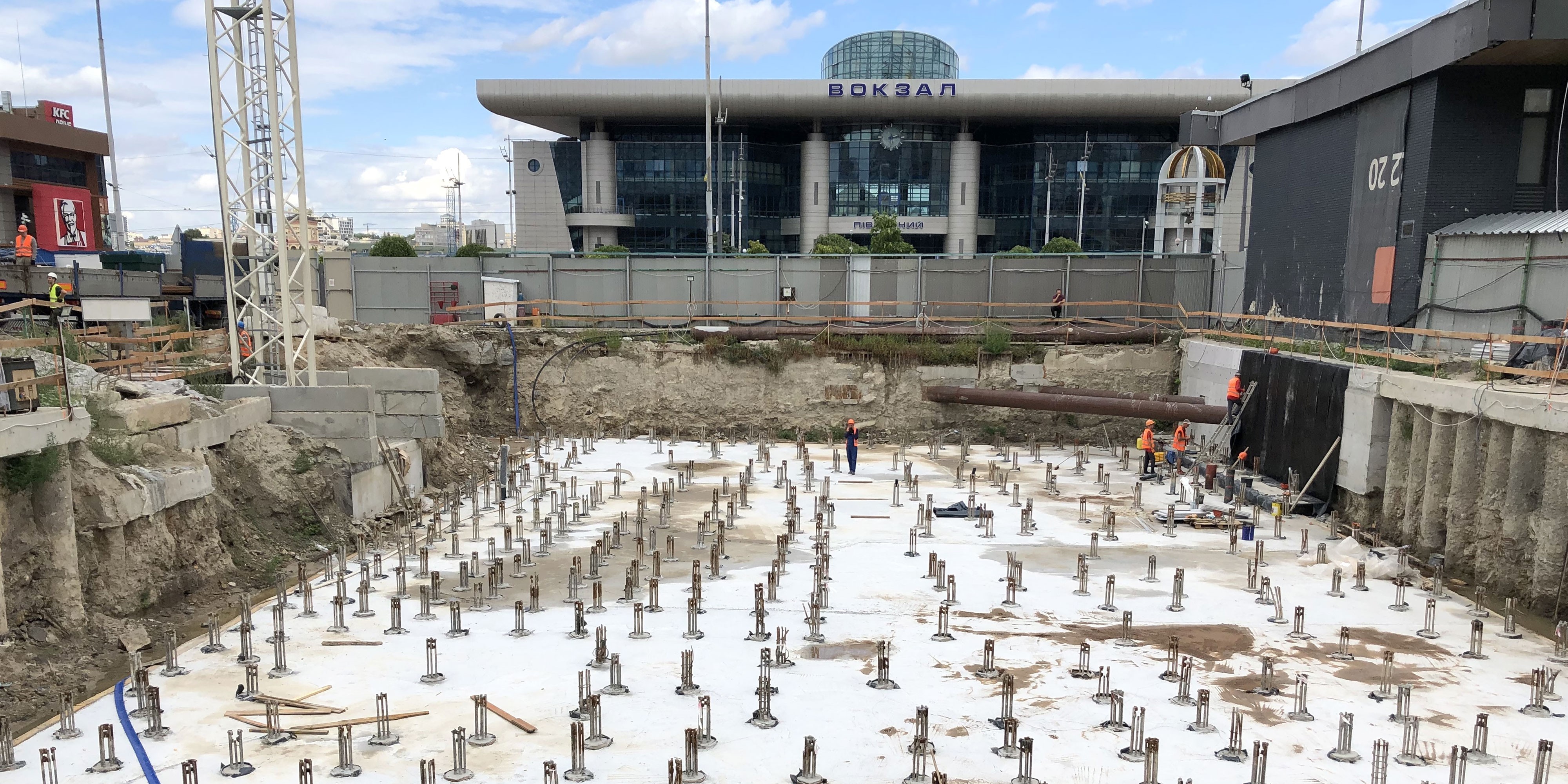ХОД СТРОИТЕЛЬСТВА S1 TERMINAL. АВГУСТ 2020