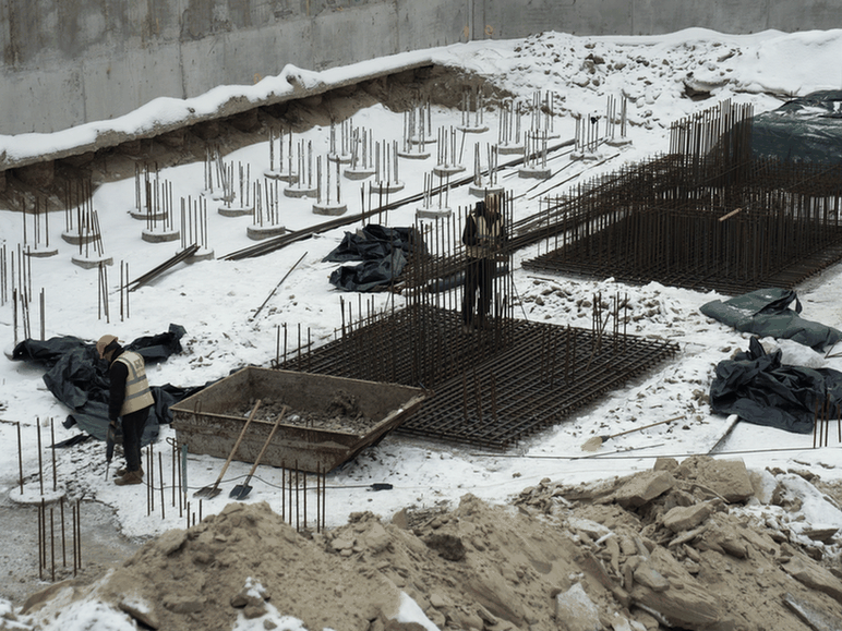 Хід будівництва S1 Позняки, лютий 2026